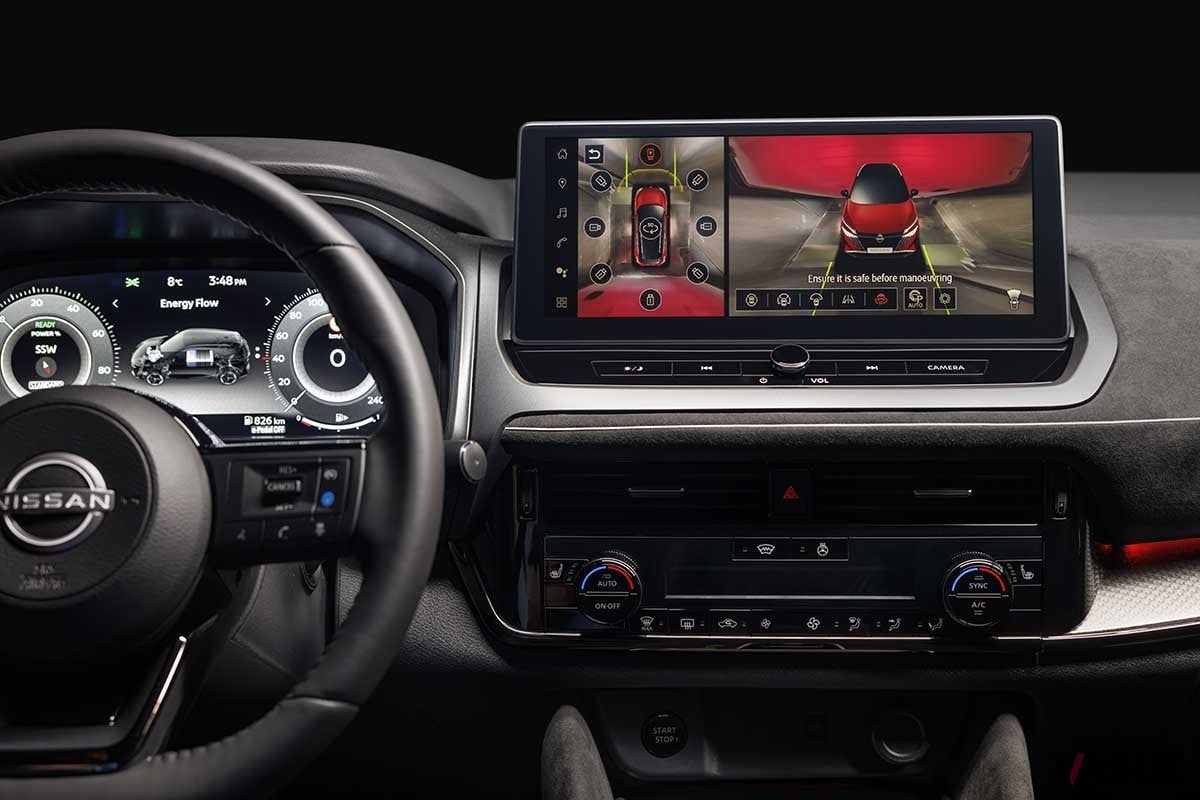 欧州で登場した日産・改良新型「キャシュカイ」のインテリア