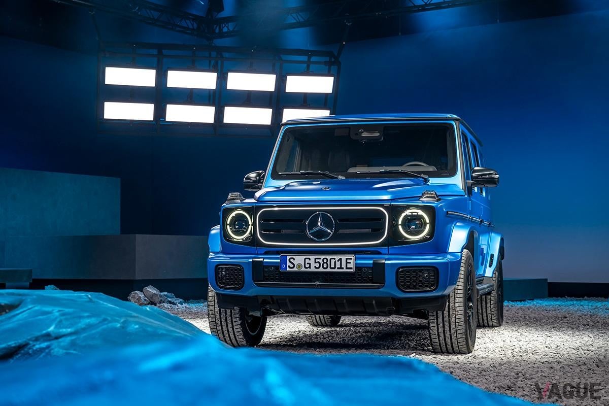 世界初公開されたメルセデス・ベンツ新型「G580」。初の電気自動車“Gクラス”だ
