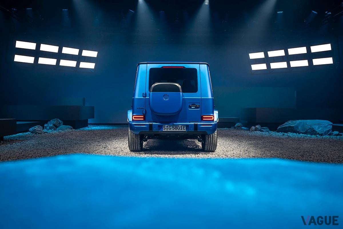 世界初公開されたメルセデス・ベンツ新型「G580」。初の電気自動車“Gクラス”だ