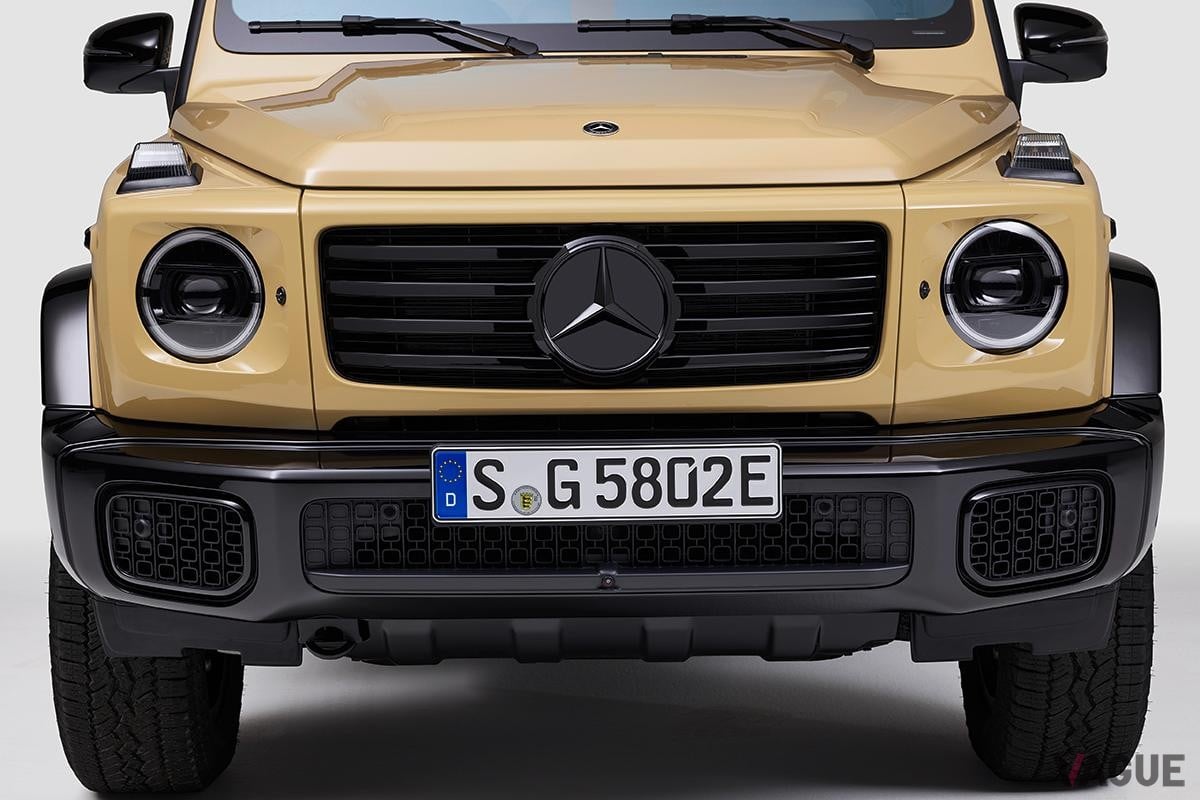 世界初公開されたメルセデス・ベンツ新型「G580」。初の電気自動車“Gクラス”だ
