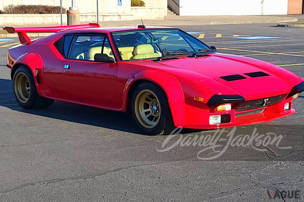 米国オークションに登場した1985年式「デ・トマソ パンテーラGTS」(c) Barrett-Jackson