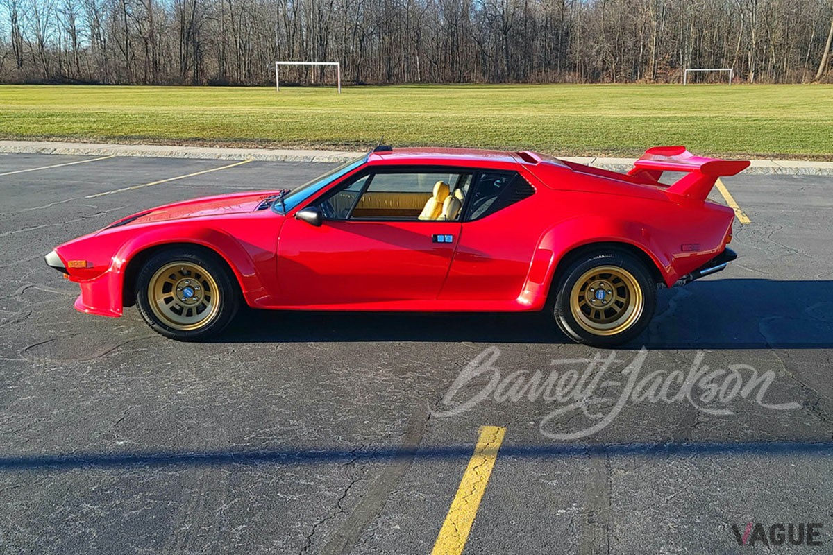 米国オークションに登場した1985年式「デ・トマソ パンテーラGTS」(c) Barrett-Jackson
