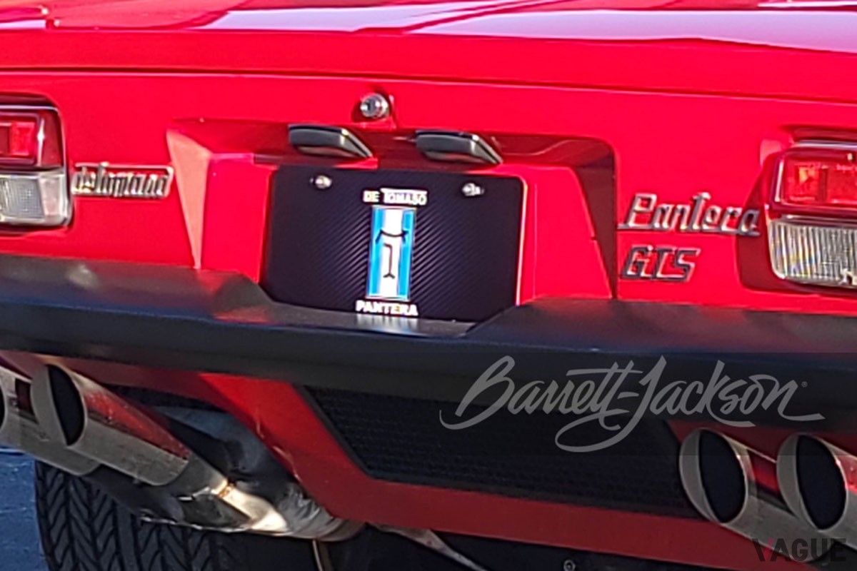 米国オークションに登場した1985年式「デ・トマソ パンテーラGTS」(c) Barrett-Jackson