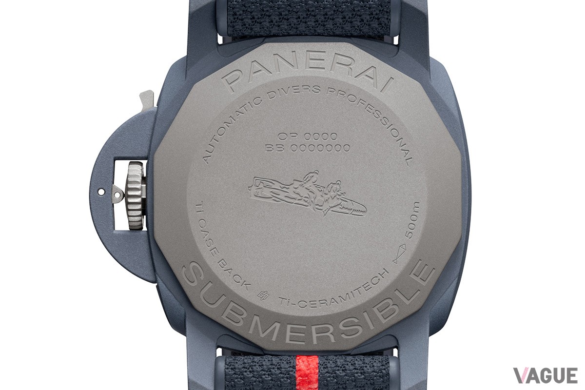 ルナ・ロッサ艇にも使われるチタンの採用と、ベゼルをさらに保護するセラミックディスクにより、極限環境でも頼もしい堅牢性を誇る