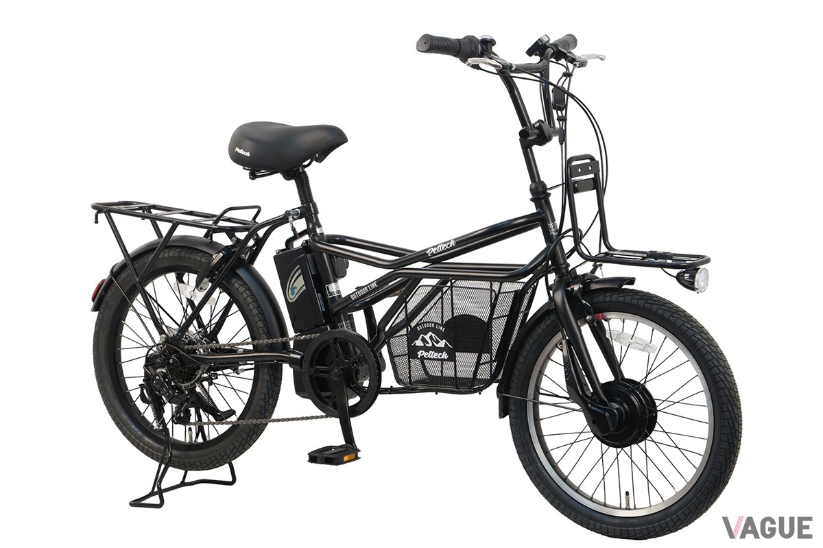 サドルやバッテリー、オプションキャリアとの統一感を楽しめる「マットブラック」