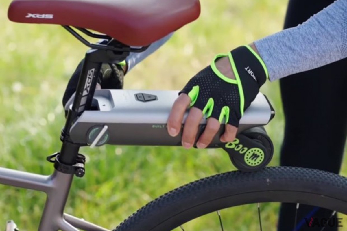 取り付けると電動アシスト自転車に