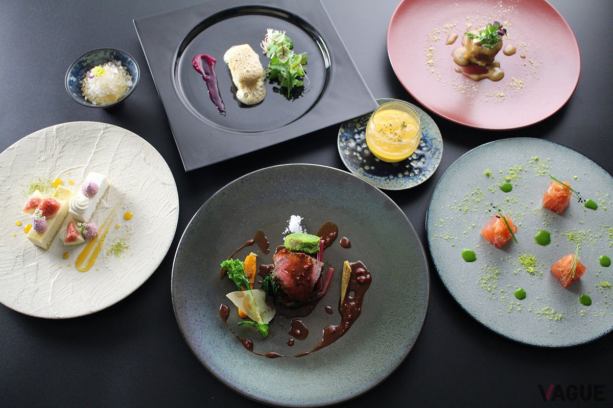 旬の食材を使ったフランス料理