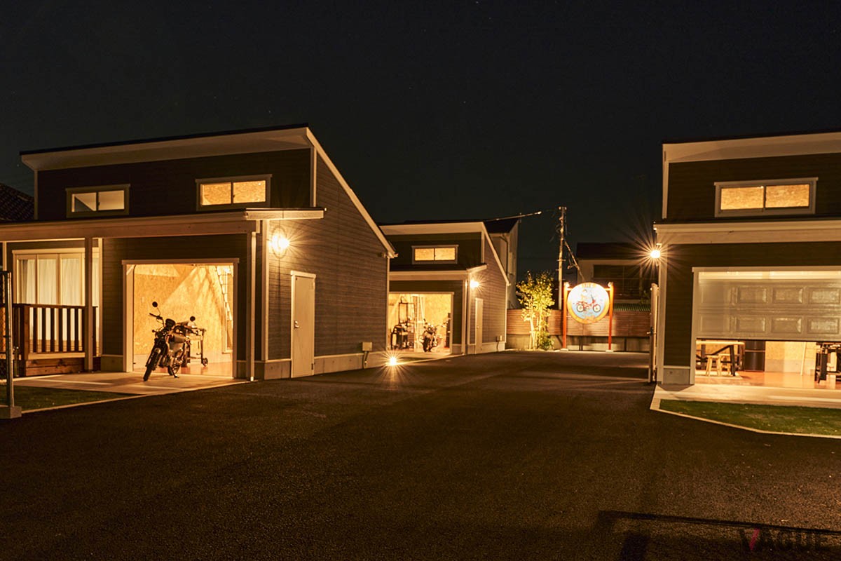 ライトアップされより一層おしゃれに