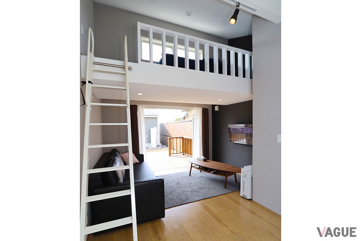 ガレージでの時間をゆっくり楽しめる