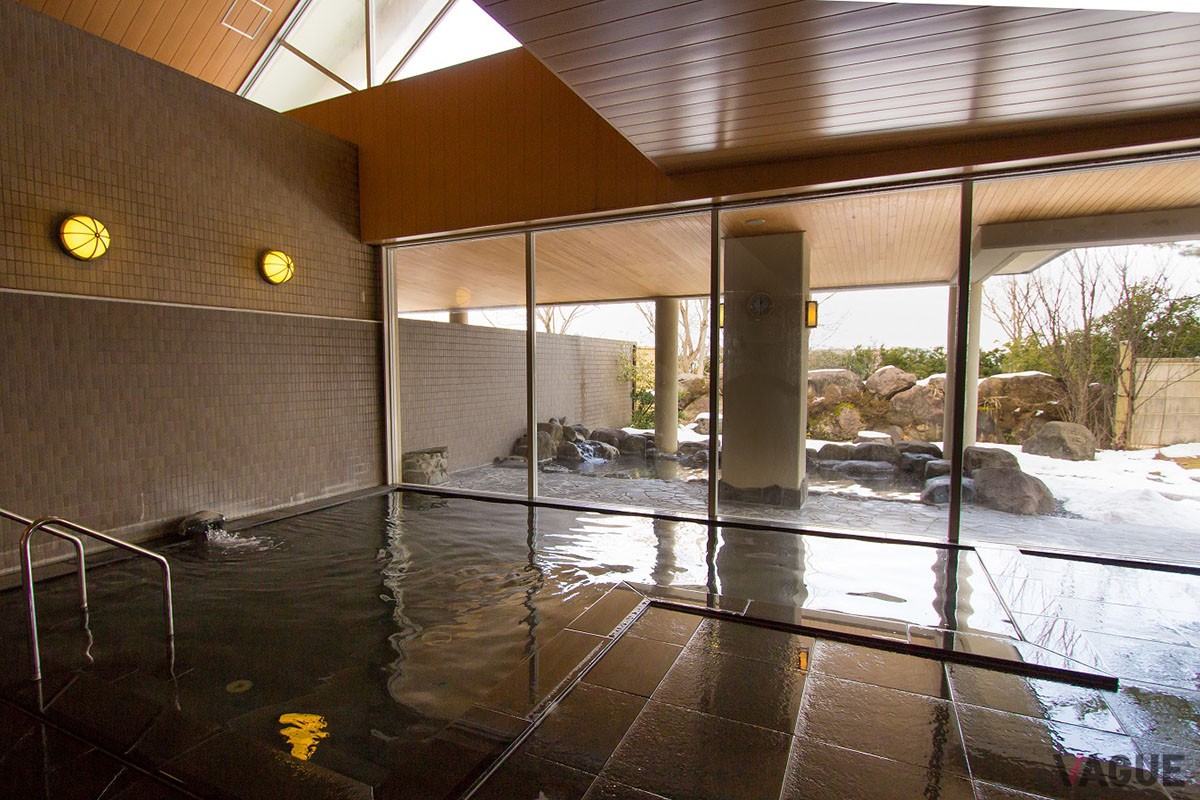 源泉の温泉入浴