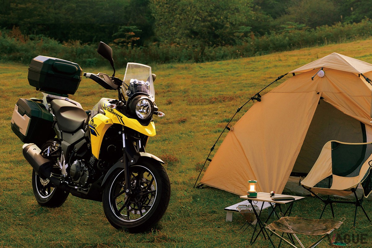スズキ「Vストローム250」の2024年モデルは、新エンジン搭載で燃費性能や加速性能が向上