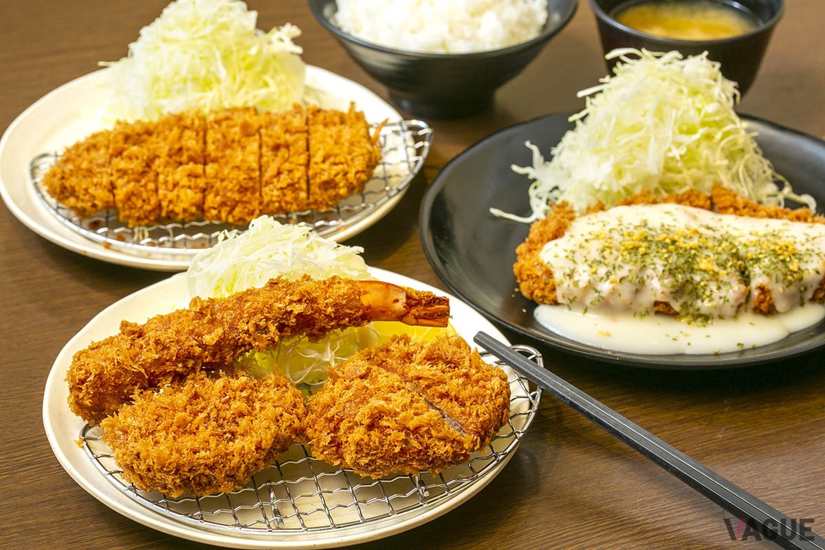 ヒレかつ、チーズカツ、ロースかつ。複数人で食べに行ってシェアしたい！