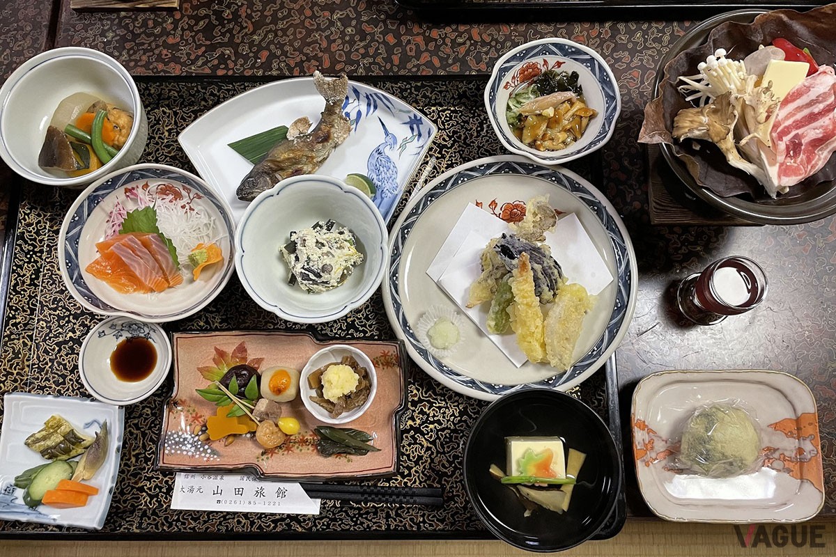 宿泊した日の夕食