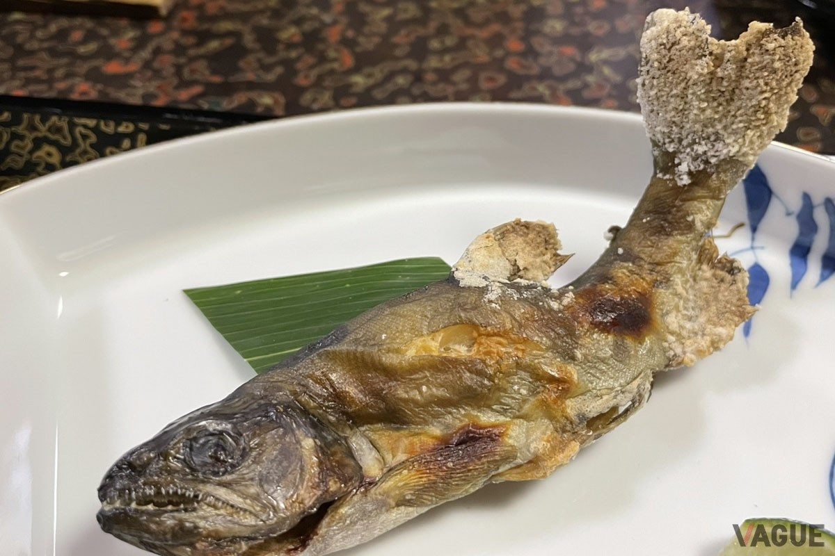 山女魚の塩焼き