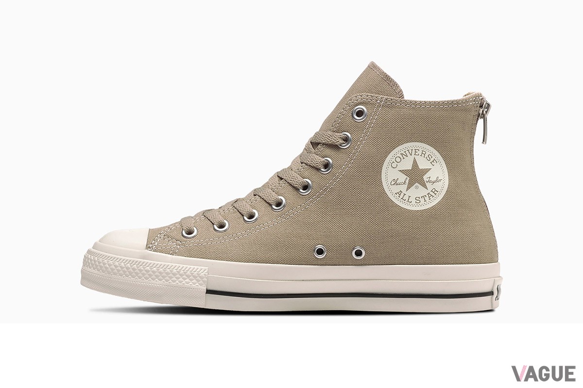コンバースの名作「オールスター」の次世代モデル「ALL STAR（R）」のカカト部に、ジッパーを備えて利便性を高めた「ALL STAR（R） BACKZIP HI」