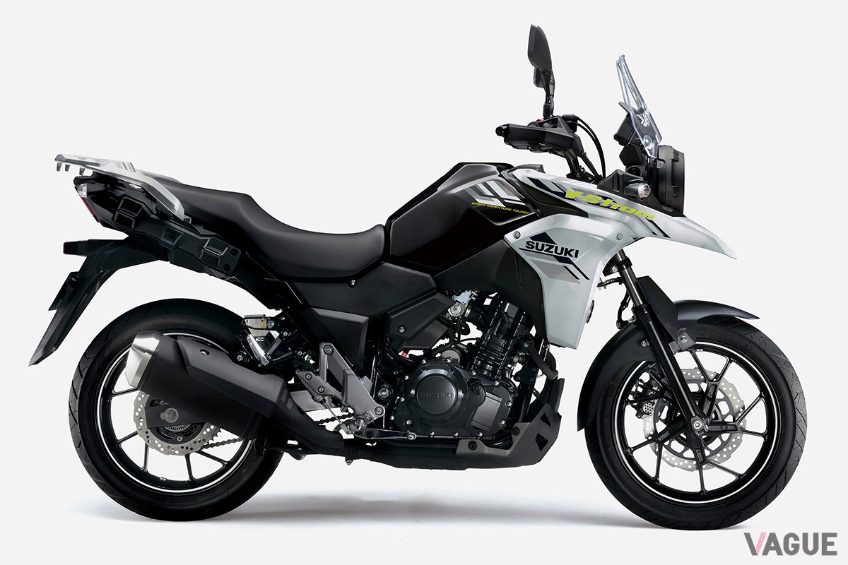 スズキ「Vストローム250」の2024年モデルは、新エンジン搭載で燃費性能や加速性能が向上
