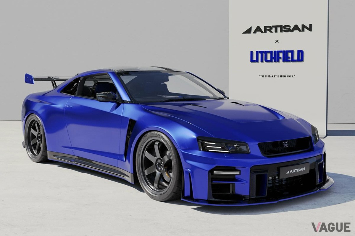 R35型「GT-R」をベースに実車化の作業が進む「アルティザンGT-R」