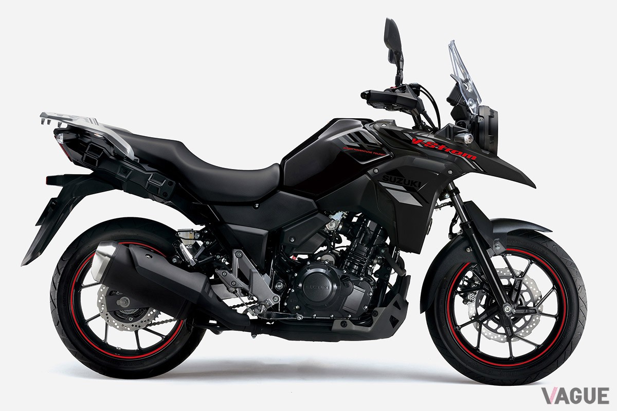 スズキ「Vストローム250」の2024年モデルは、新エンジン搭載で燃費性能や加速性能が向上