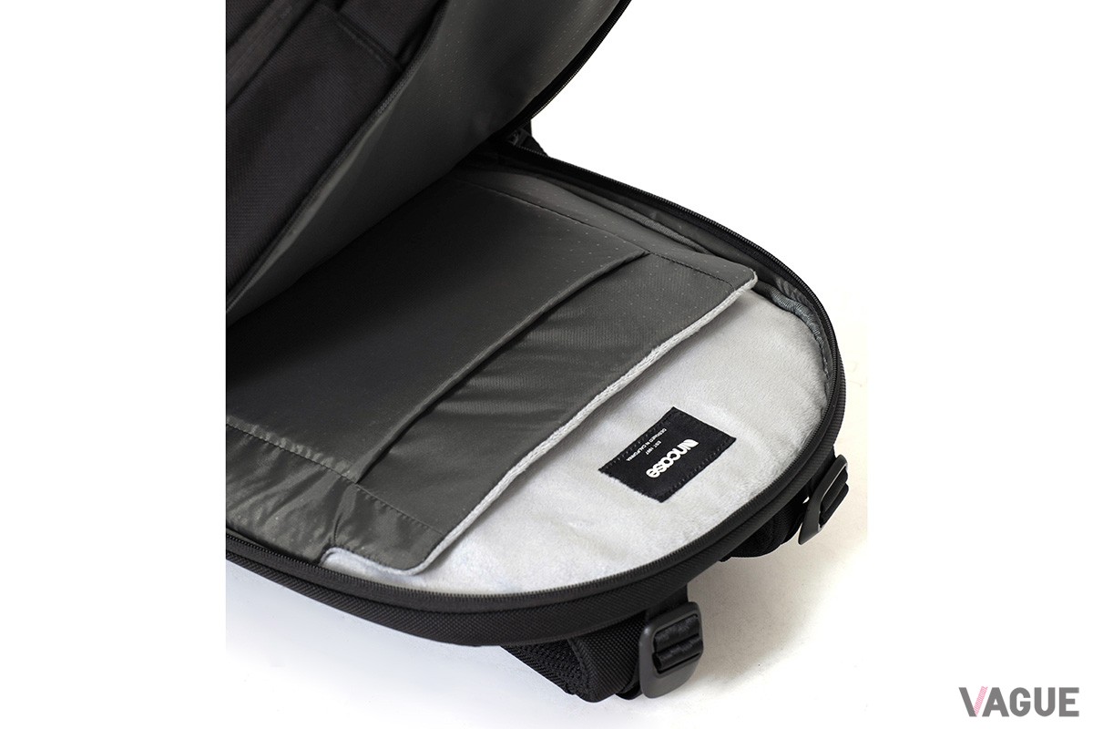 インケース「Tracks Backpack」シリーズのディテール