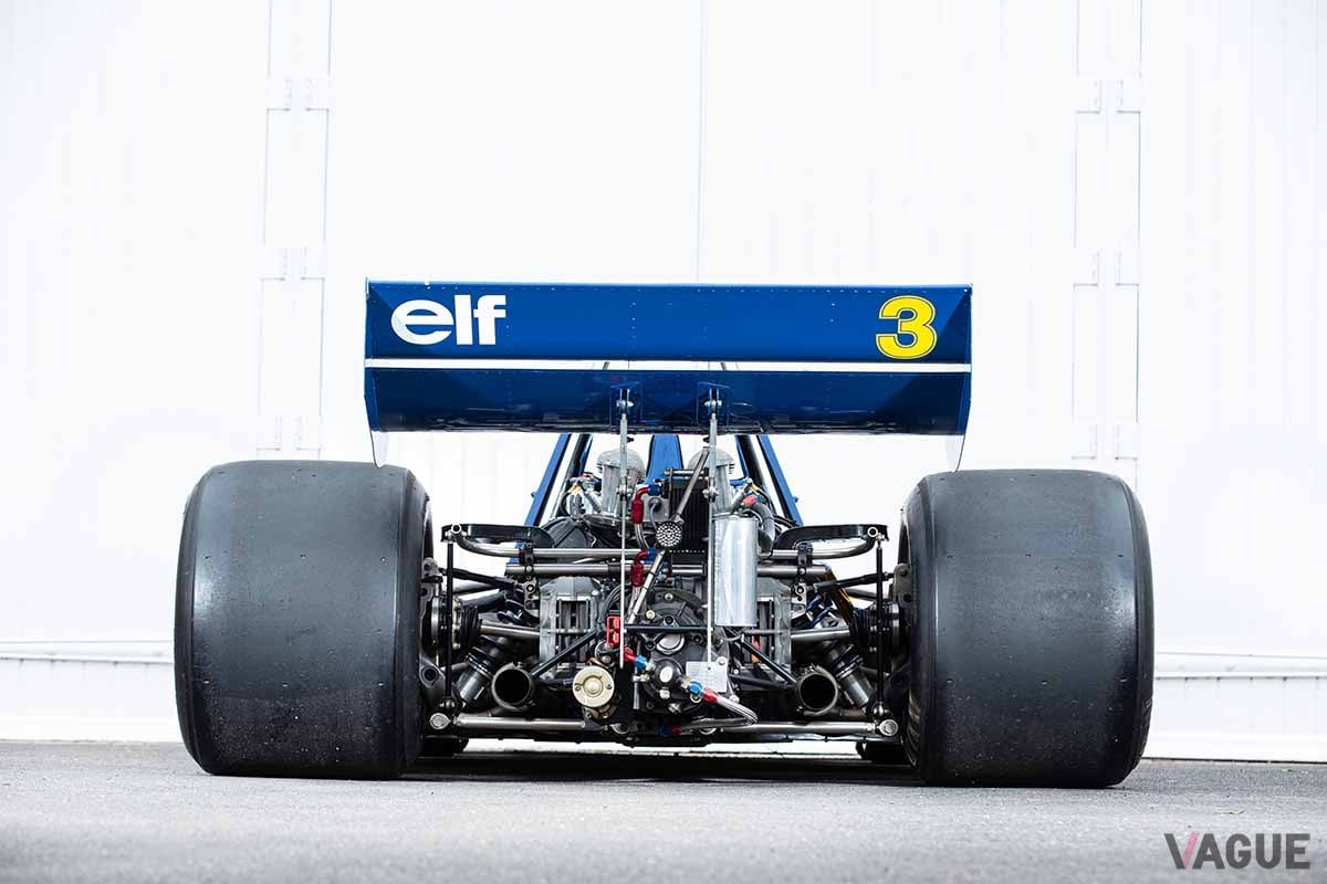 オークションに登場した1977年製タイレル「P34」。伝説のF1マシンだ Simon Clay ©2023 Courtesy of RM Sotheby's