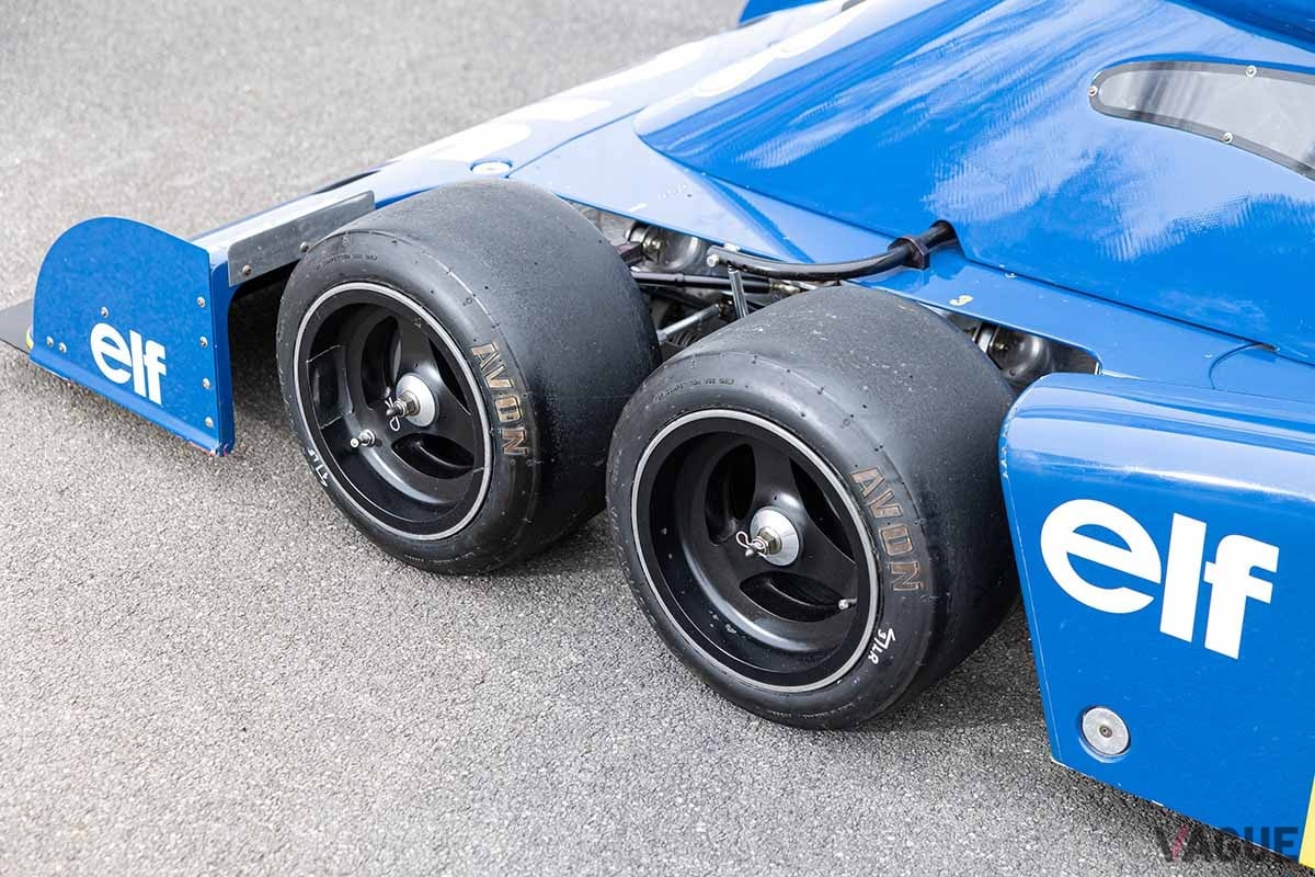オークションに登場した1977年製タイレル「P34」。伝説のF1マシンだ Simon Clay ©2023 Courtesy of RM Sotheby's