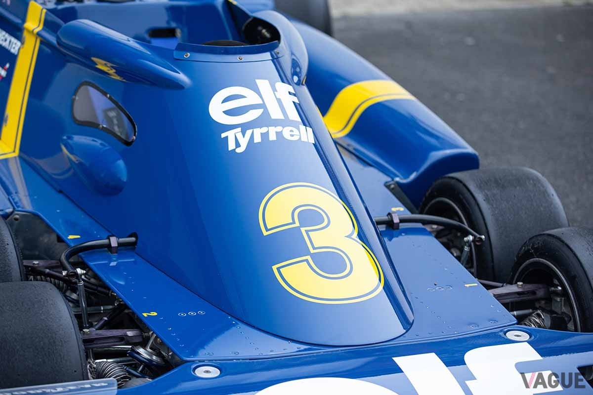 オークションに登場した1977年製タイレル「P34」。伝説のF1マシンだ Simon Clay ©2023 Courtesy of RM Sotheby's