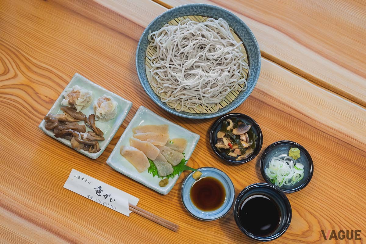 「竜がい」では、知る人ぞ知る蕎麦の名所である鹿沼の底力を感じさせる料理が楽しめます