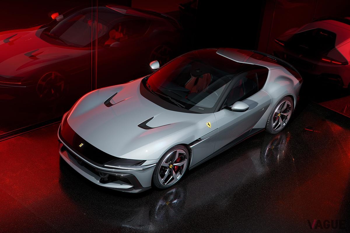 世界初公開されたフェラーリ新型「ドーディチ・チリンドリ クーペ」