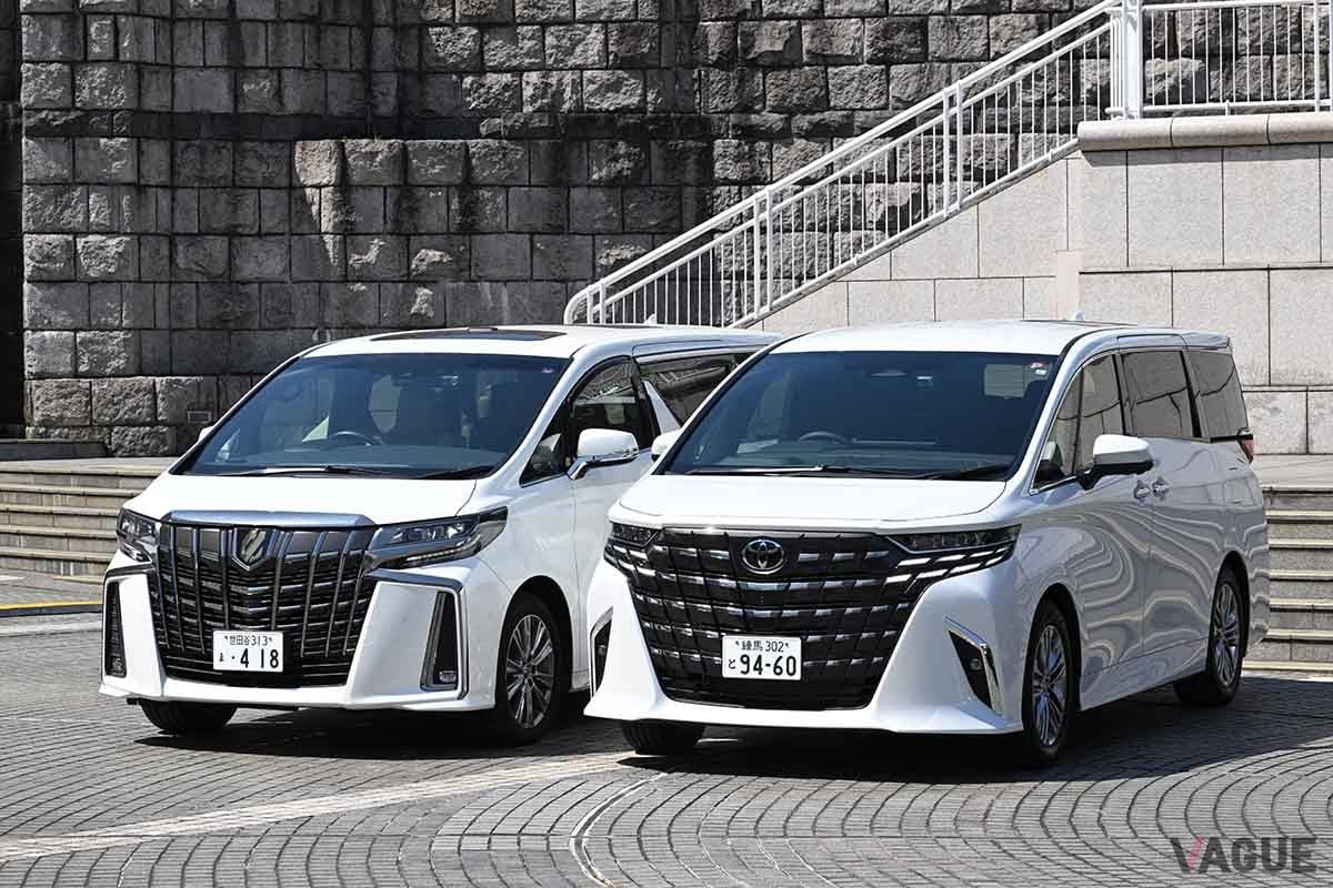 トヨタ「アルファード」「ヴェルファイア」。自販連調べの2025年月）の乗用車ブランド通称名別順位ではアルファードが全体の7位、ヴェルファイアが22位にランクインしている