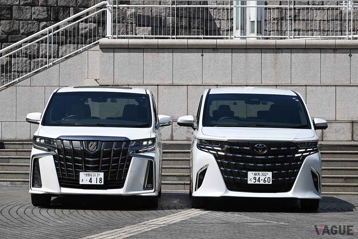 トヨタ「アルファード」「ヴェルファイア」。自販連調べの2024年度（2024年4月から2025年3月）の乗用車ブランド通称名別順位ではアルファードが全体の6位、ヴェルファイアが23位にランクインしている
