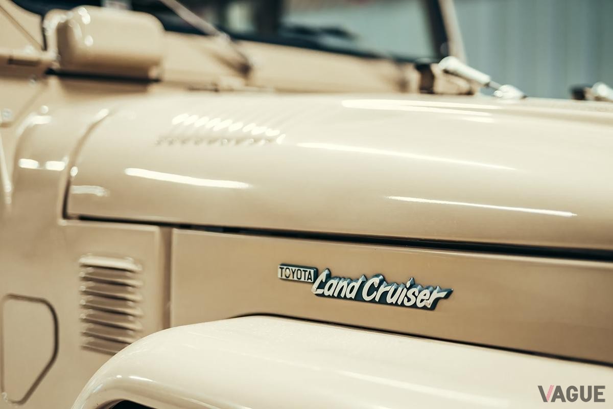 トヨタ「40系ランドクルーザー」。今回オークションに登場した個体は1978年製の極上のモデルだ