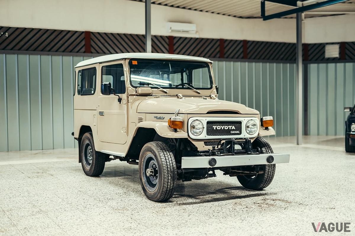 トヨタ「40系ランドクルーザー」。今回オークションに登場した個体は1978年製の極上のモデルだ