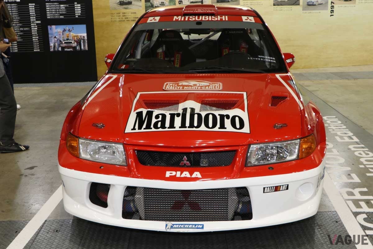 オートモビルカウンシル2024三菱ブースに出展された、ランサーエボリューションVI