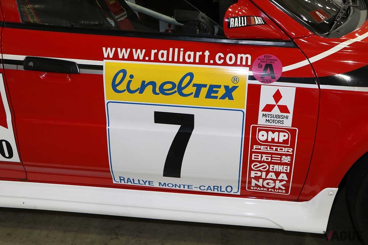 オートモビルカウンシル2024三菱ブースに出展された、ランサーエボリューションVI