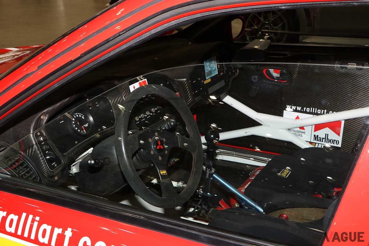 オートモビルカウンシル2024三菱ブースに出展された、ランサーエボリューションVI