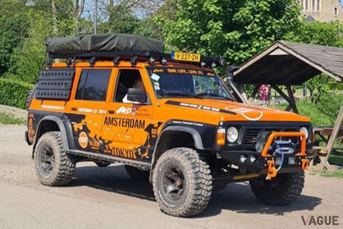 欧州のオークションに登場した1994年製日産「パトロール」ベースのキャンピングカー