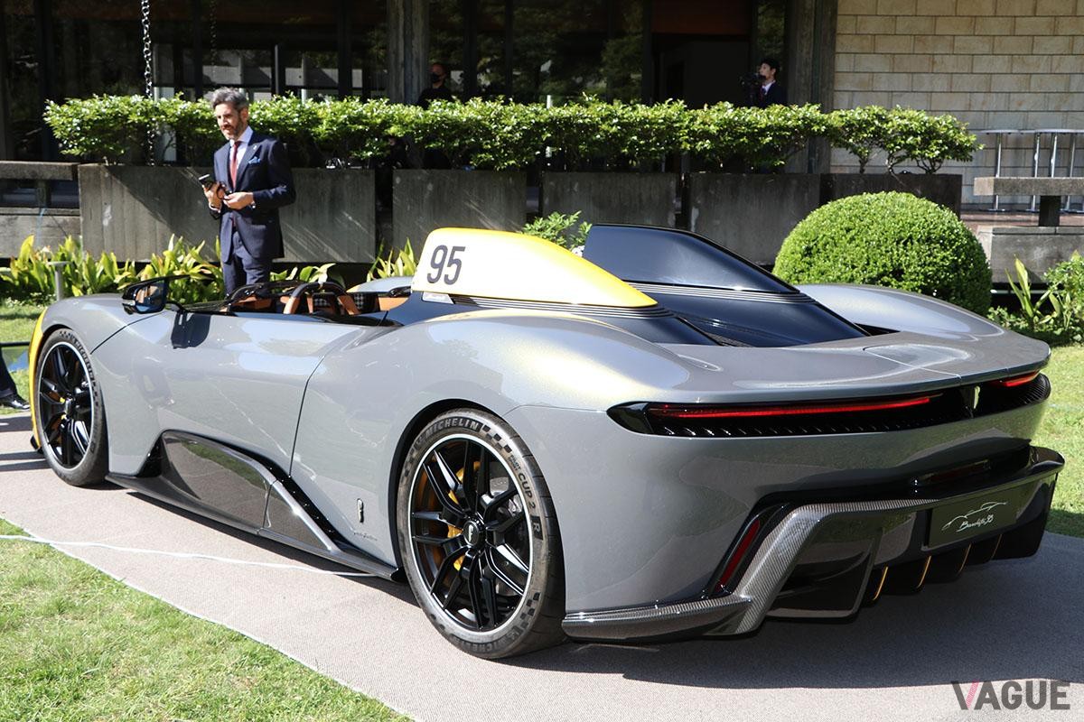 日本で初披露されたピニンファリーナのハイパーEV「B95」