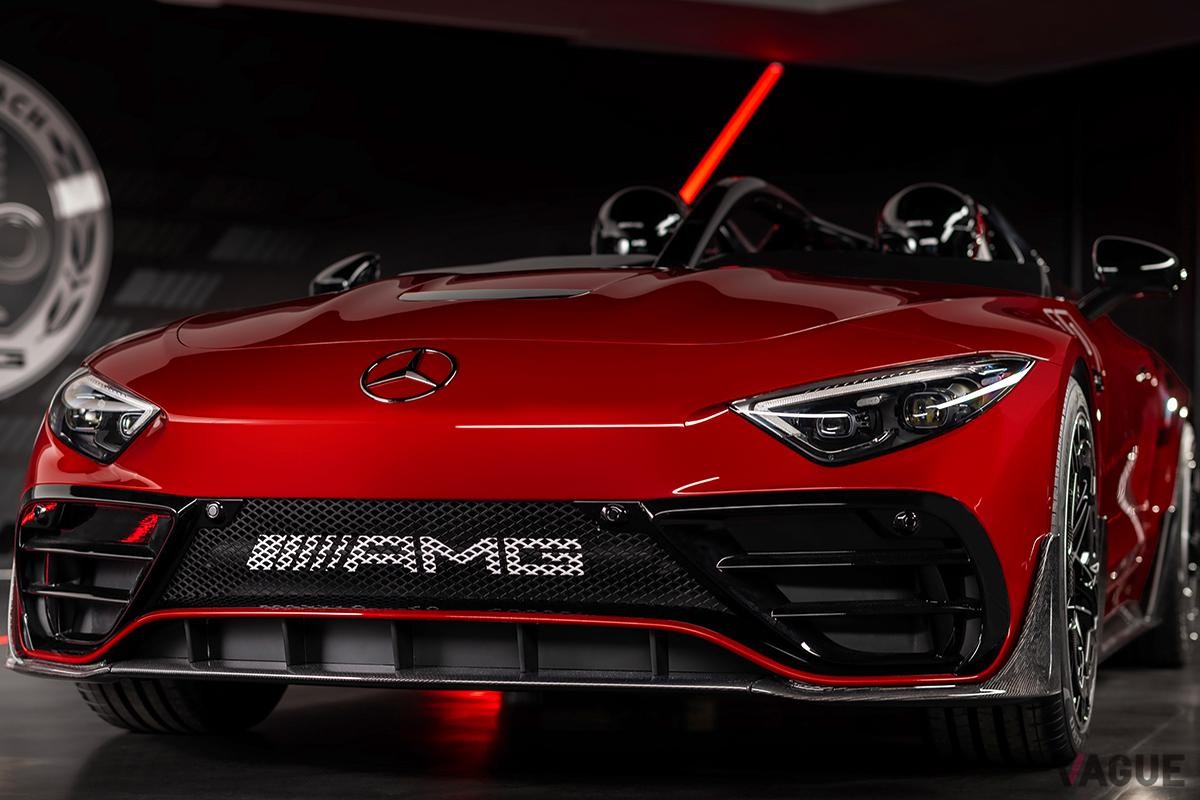 2024年5月に世界初公開されたメルセデスAMG新型「コンセプト・ピュアスピード」。このモデルがほぼそのままの形で市販化される予定だ