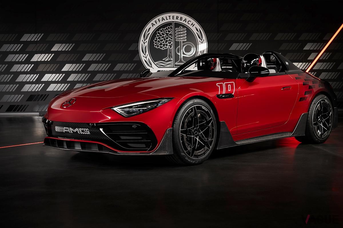 2024年5月に世界初公開されたメルセデスAMG新型「コンセプト・ピュアスピード」。このモデルがほぼそのままの形で市販化される予定だ