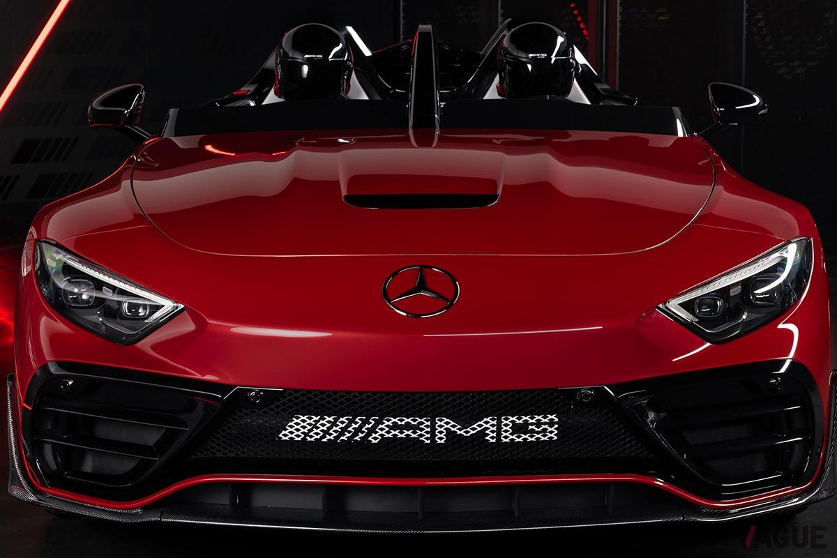 2024年5月に世界初公開されたメルセデスAMG新型「コンセプト・ピュアスピード」。このモデルがほぼそのままの形で市販化される予定だ