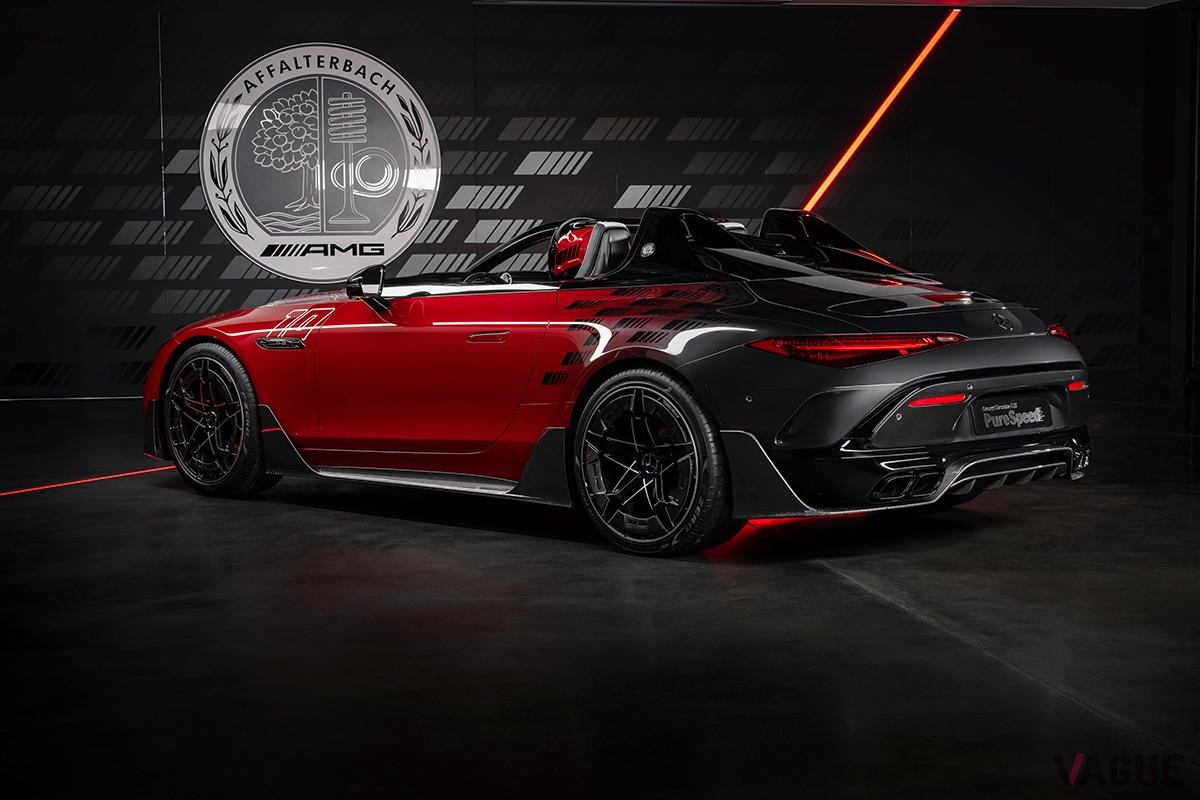 2024年5月に世界初公開されたメルセデスAMG新型「コンセプト・ピュアスピード」。このモデルがほぼそのままの形で市販化される予定だ
