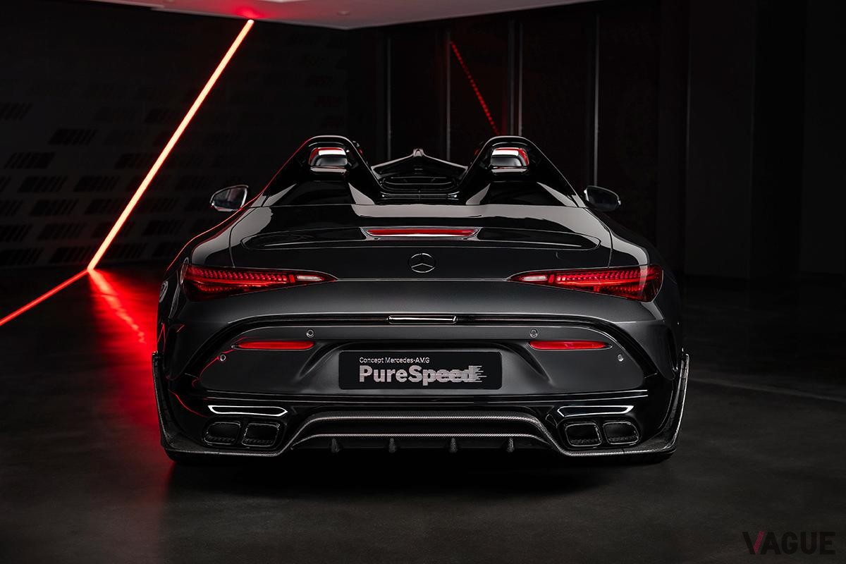 2024年5月に世界初公開されたメルセデスAMG新型「コンセプト・ピュアスピード」。このモデルがほぼそのままの形で市販化される予定だ