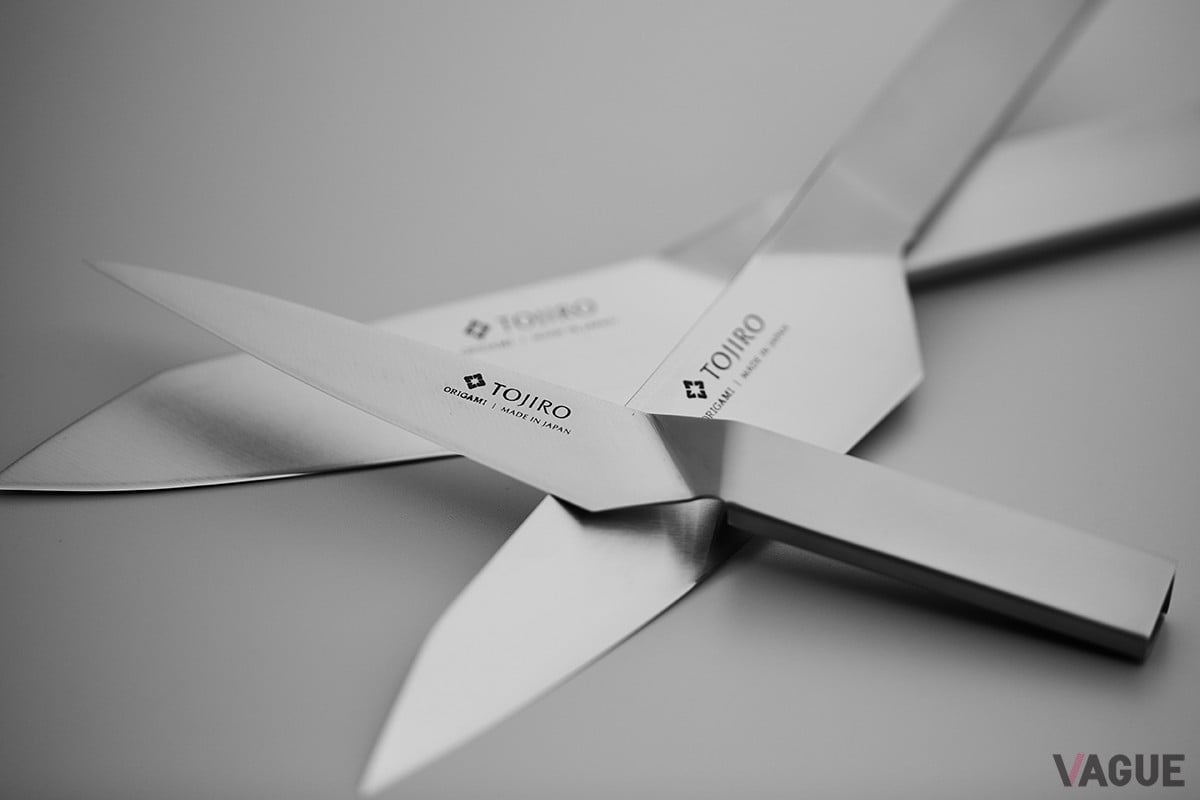 燕三条の金属加工技術が産んだ単一ステンレス一体構造の包丁、藤次郎の「ORIGAMI」シリーズ