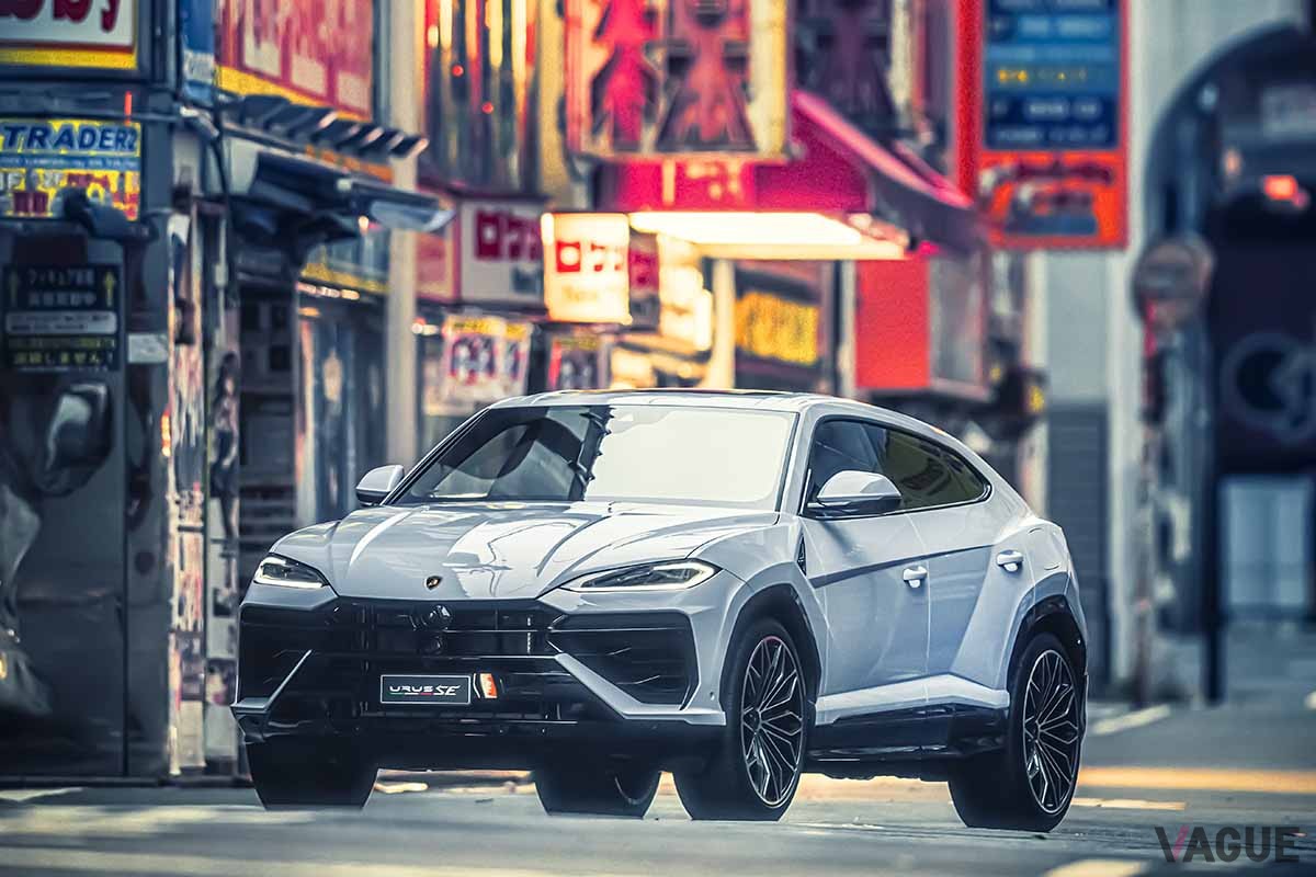 日本で初公開されたランボルギーニ新型「ウルスSE」