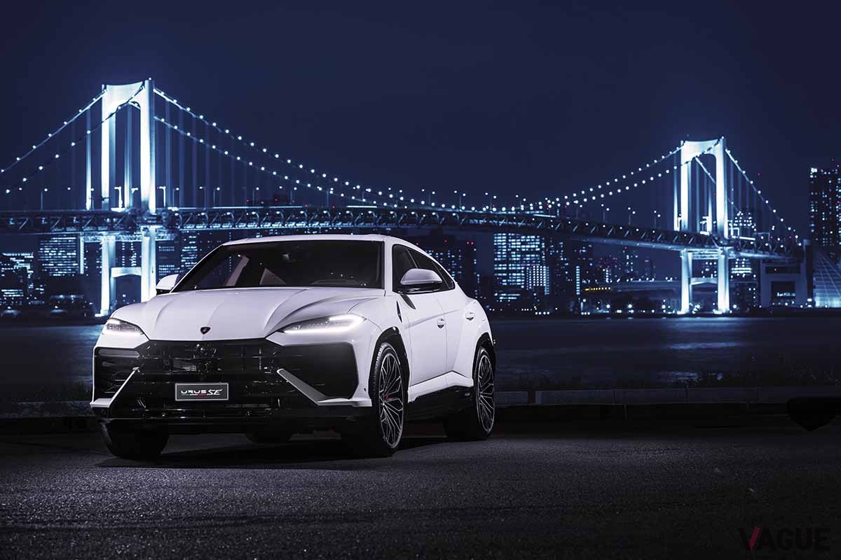 日本で初公開されたランボルギーニ新型「ウルスSE」