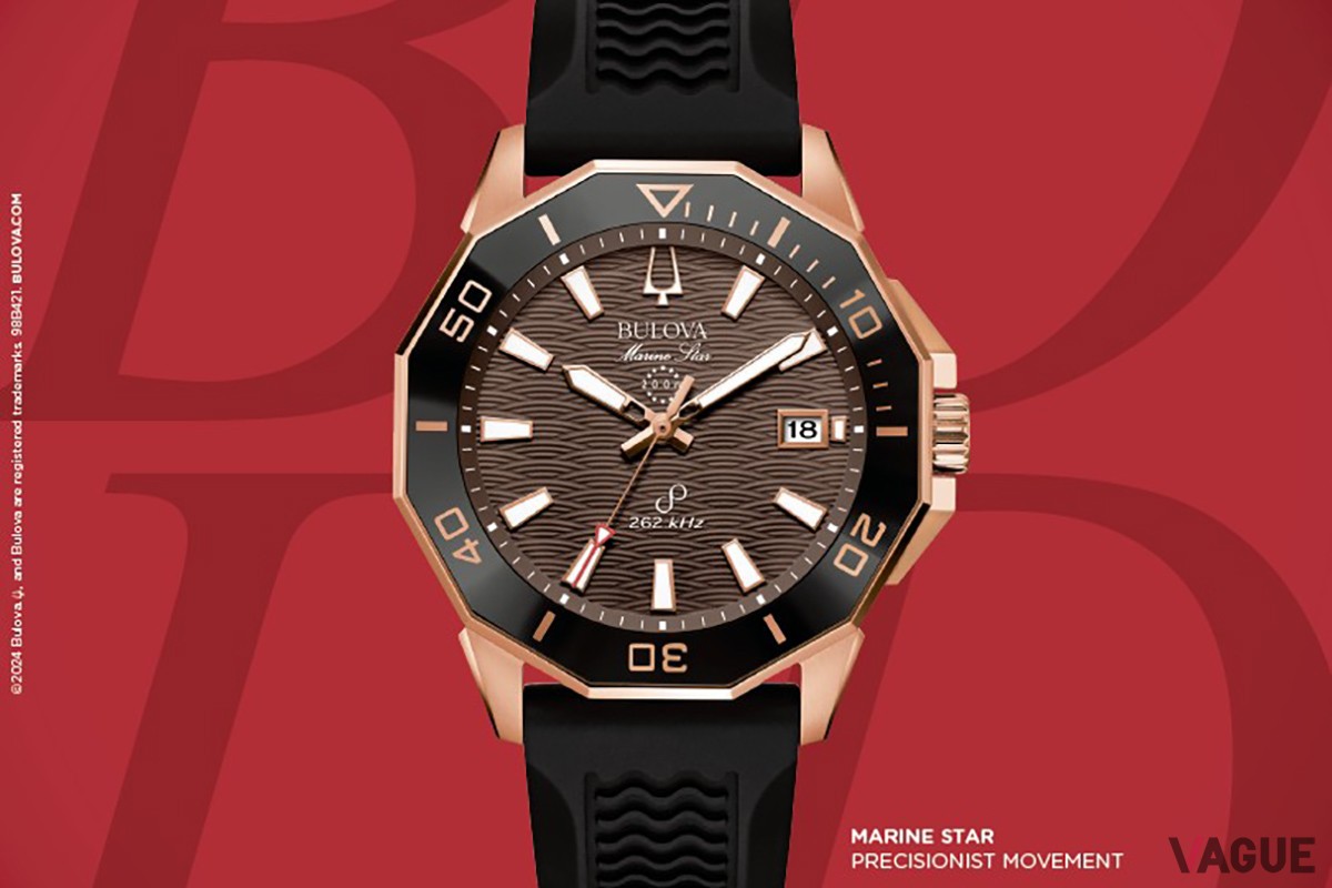 12角形のベゼルで装飾性の高い「マリンスター シリーズ C　98B421」