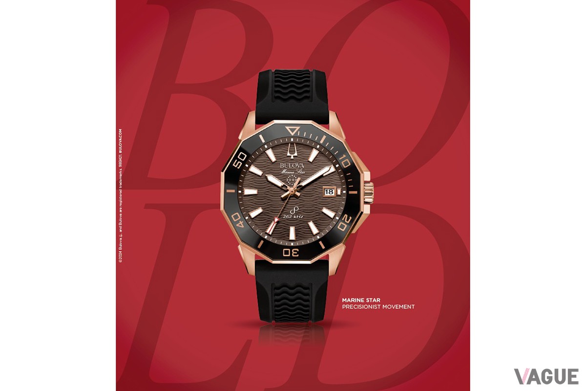 12角形のベゼルで装飾性の高い「マリンスター シリーズ C　98B421」