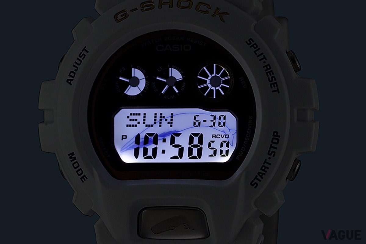 「GW-6904K」の液晶にはシロナガスクジラが。
