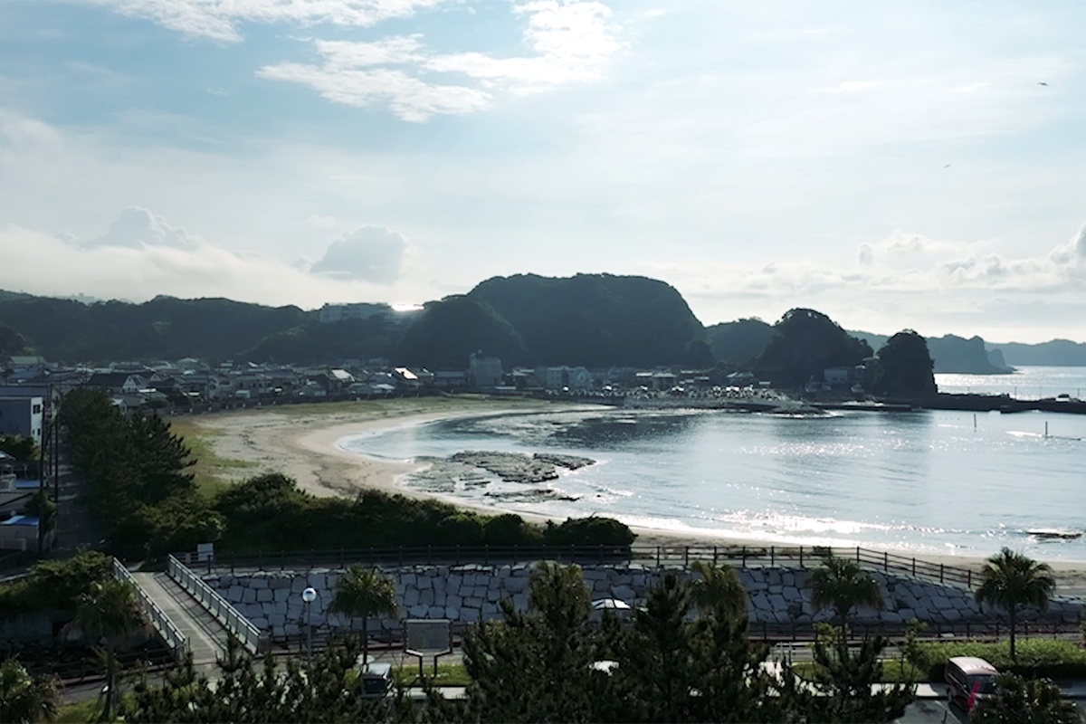 国際認定ブルーフラッグに認定された「世界が認める水質の美しい海」である海水浴場