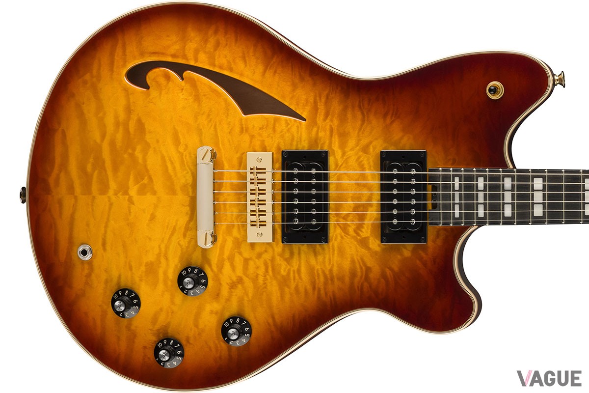 風格漂う“Tobacco Sunburst”の「SA-126 Special, Quilted Maple」。